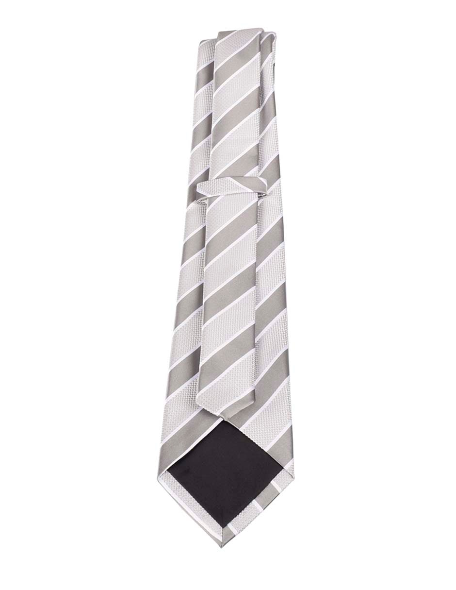 Corbata regular estampado a rayas para hombre 2
