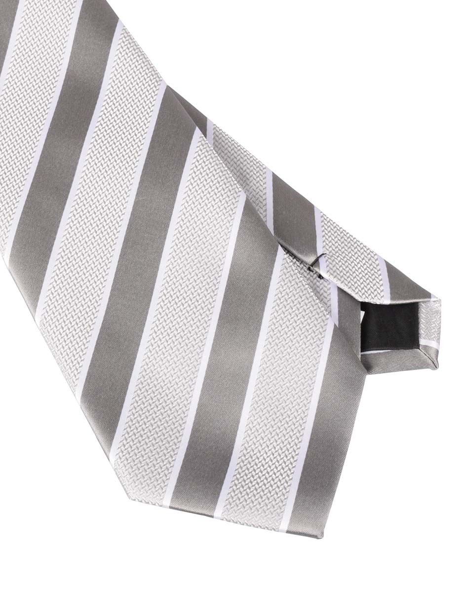 Corbata regular estampado a rayas para hombre 3
