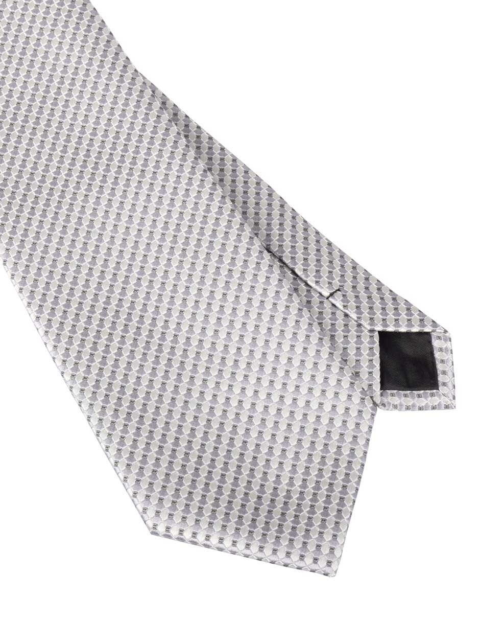 Corbata regular estampado geométrico para hombre 3