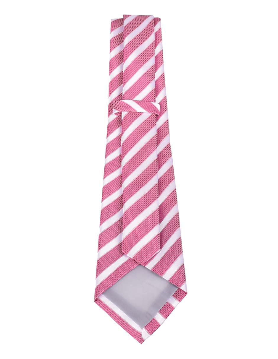 Corbata regular estampado a rayas para hombre 2