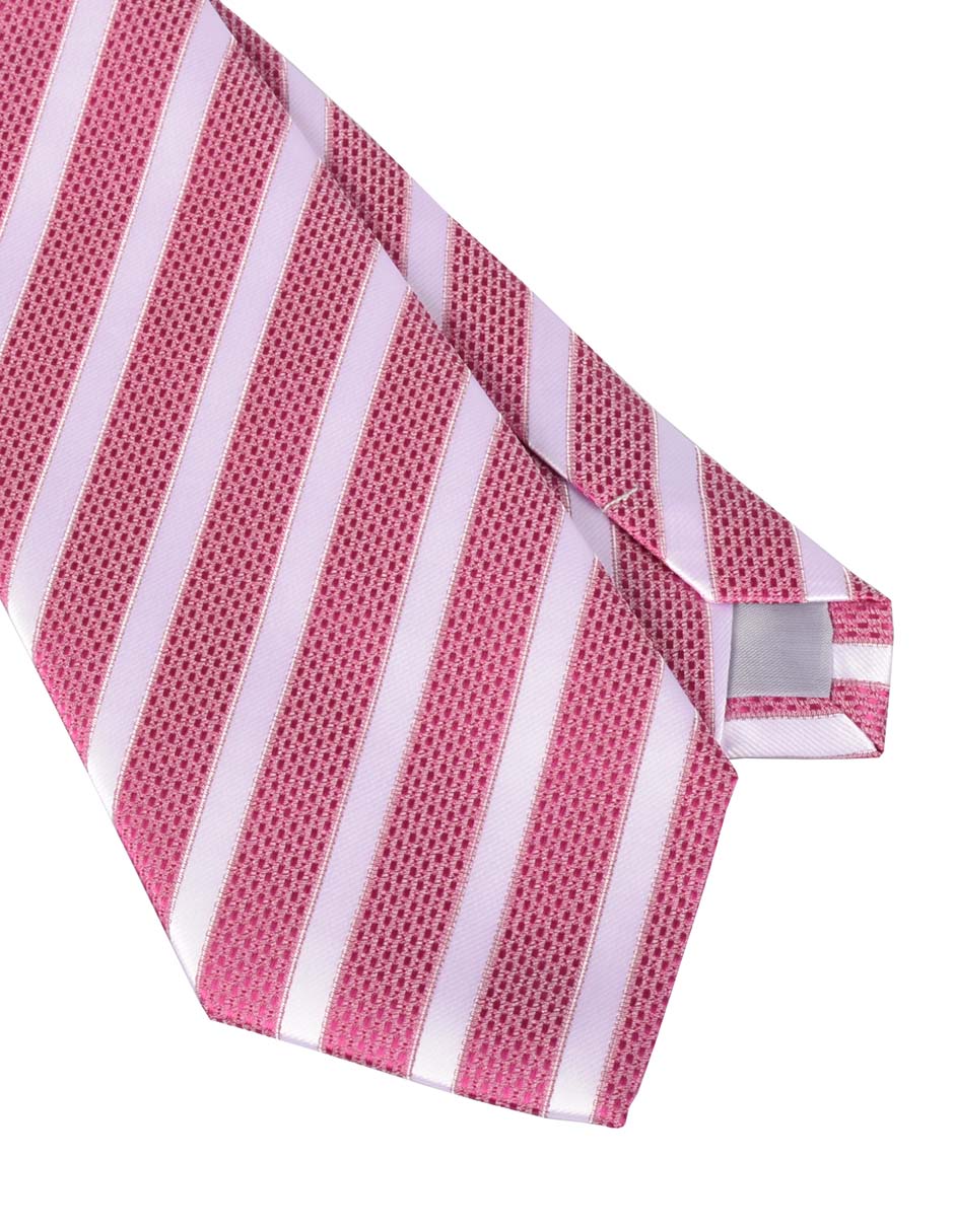 Corbata regular estampado a rayas para hombre 3