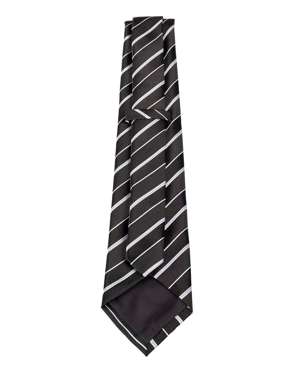 Corbata regular estampado a rayas para hombre 2