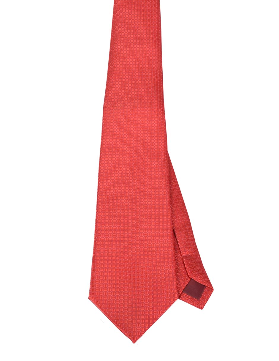 Corbata regular estampado geométrico para hombre