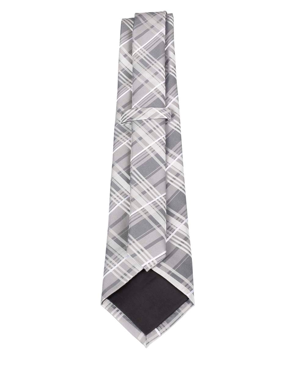 Corbata regular estampado a cuadros para hombre 2