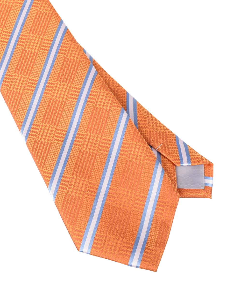 Corbata regular estampado a rayas para hombre 3