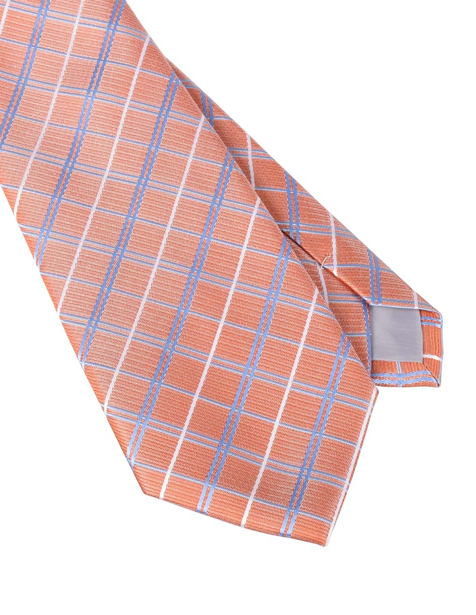 Corbata regular estampado a cuadros para hombre 3