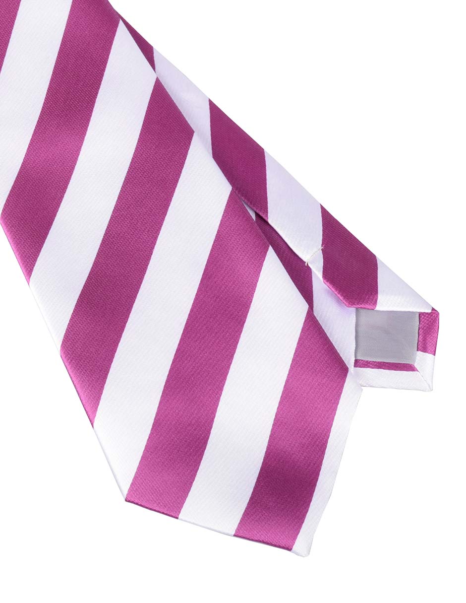 Corbata regular estampado a rayas para hombre 3