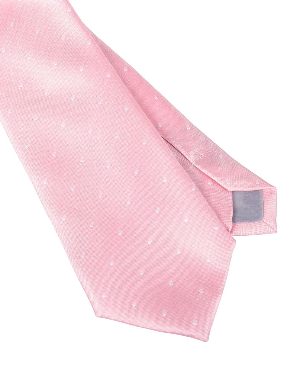 Corbata regular estampado lunares para hombre 3