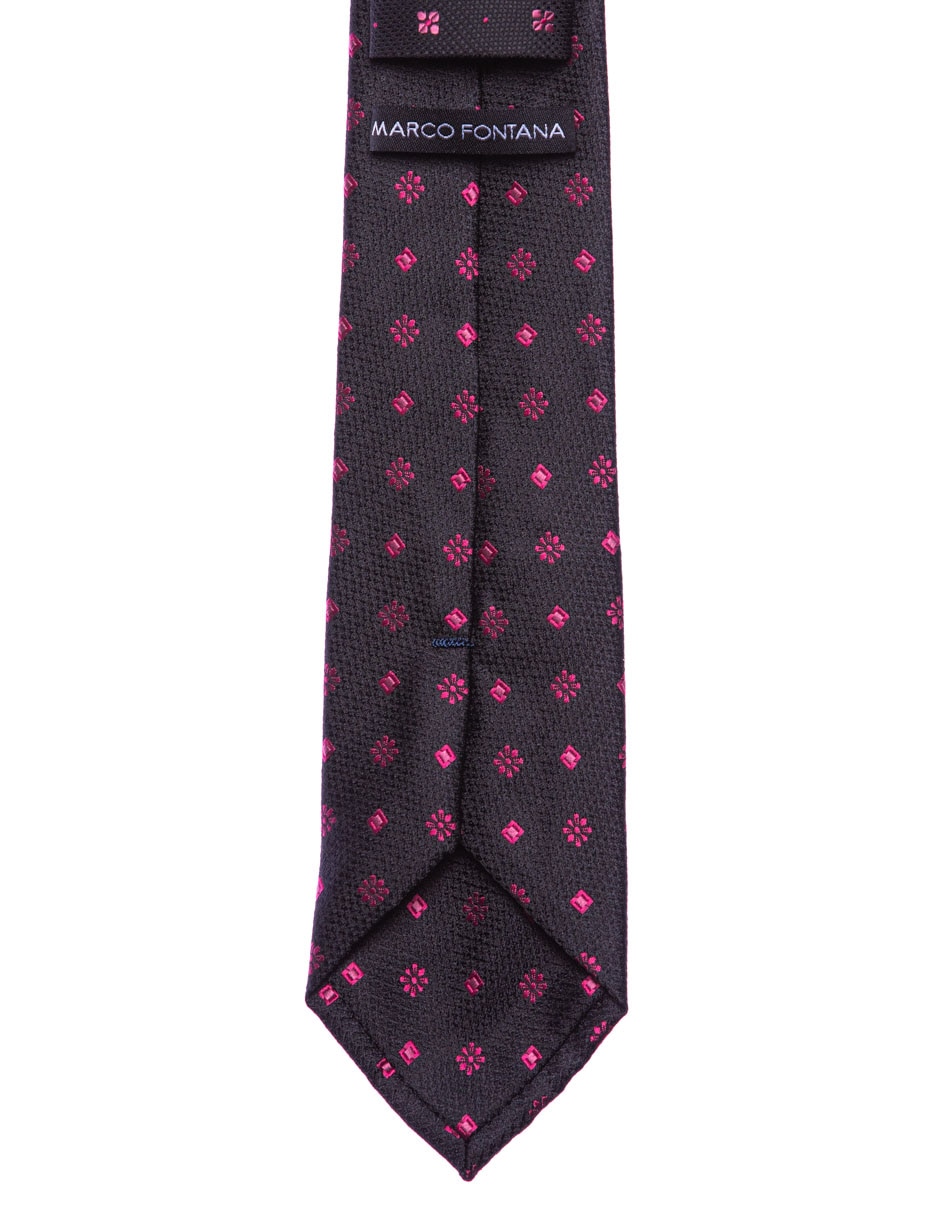 Corbata regular estampado floral para hombre 4