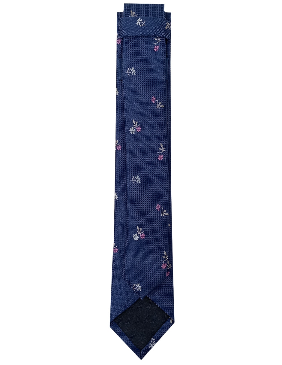 Corbata slim estampado floral para hombre 3