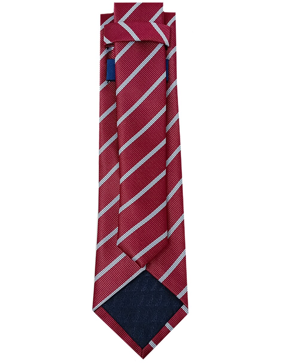 Corbata regular estampada a rayas para hombre 3