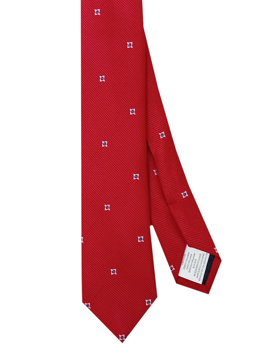 Corbata slim estampada para hombre