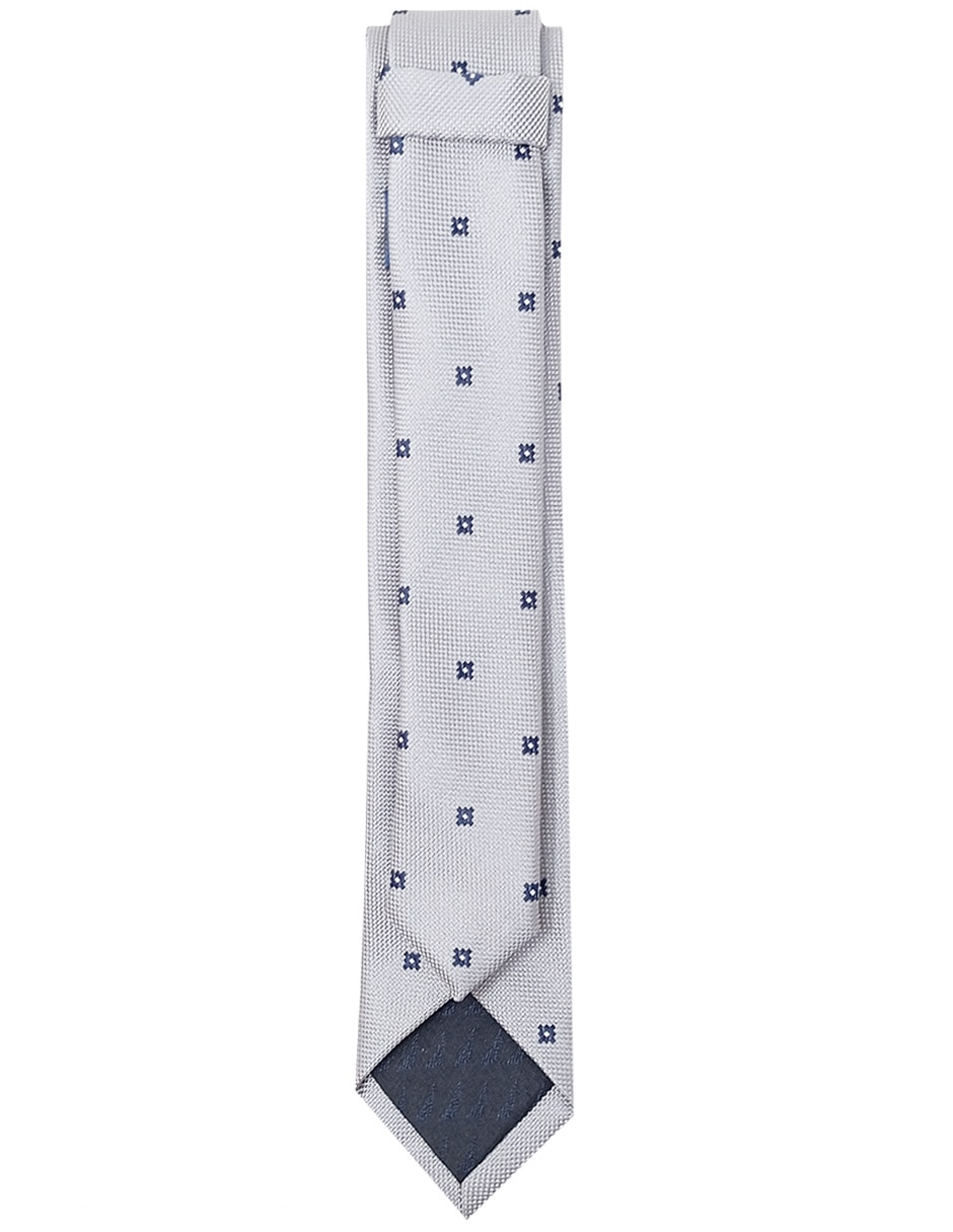 Corbata slim estampada para hombre 3