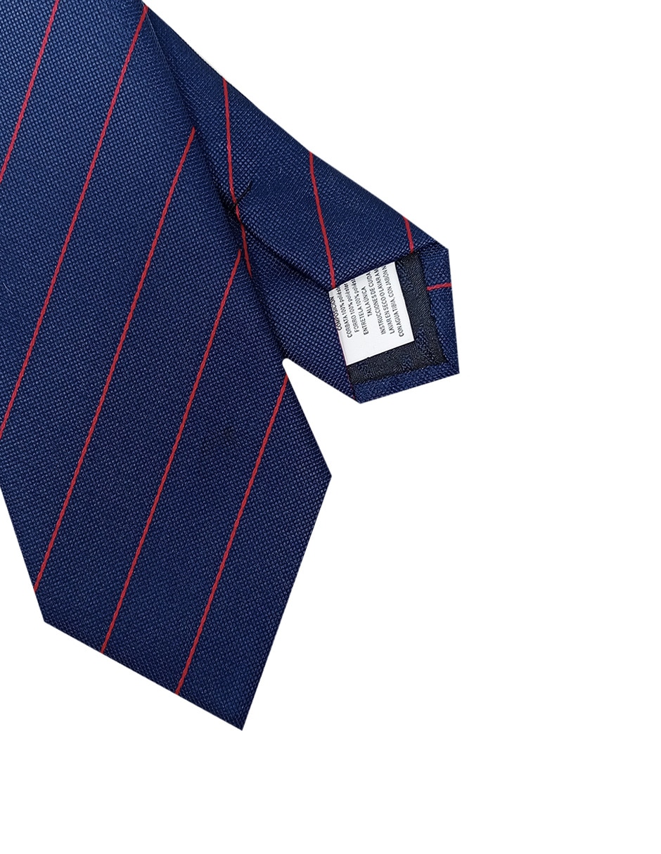 Corbata regular estampado a rayas para hombre 2