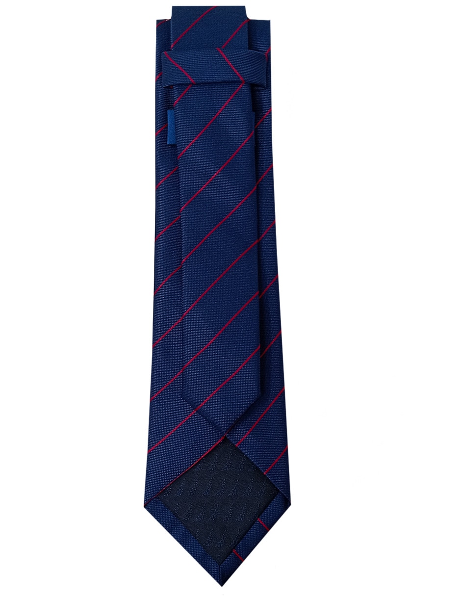 Corbata regular estampado a rayas para hombre 3