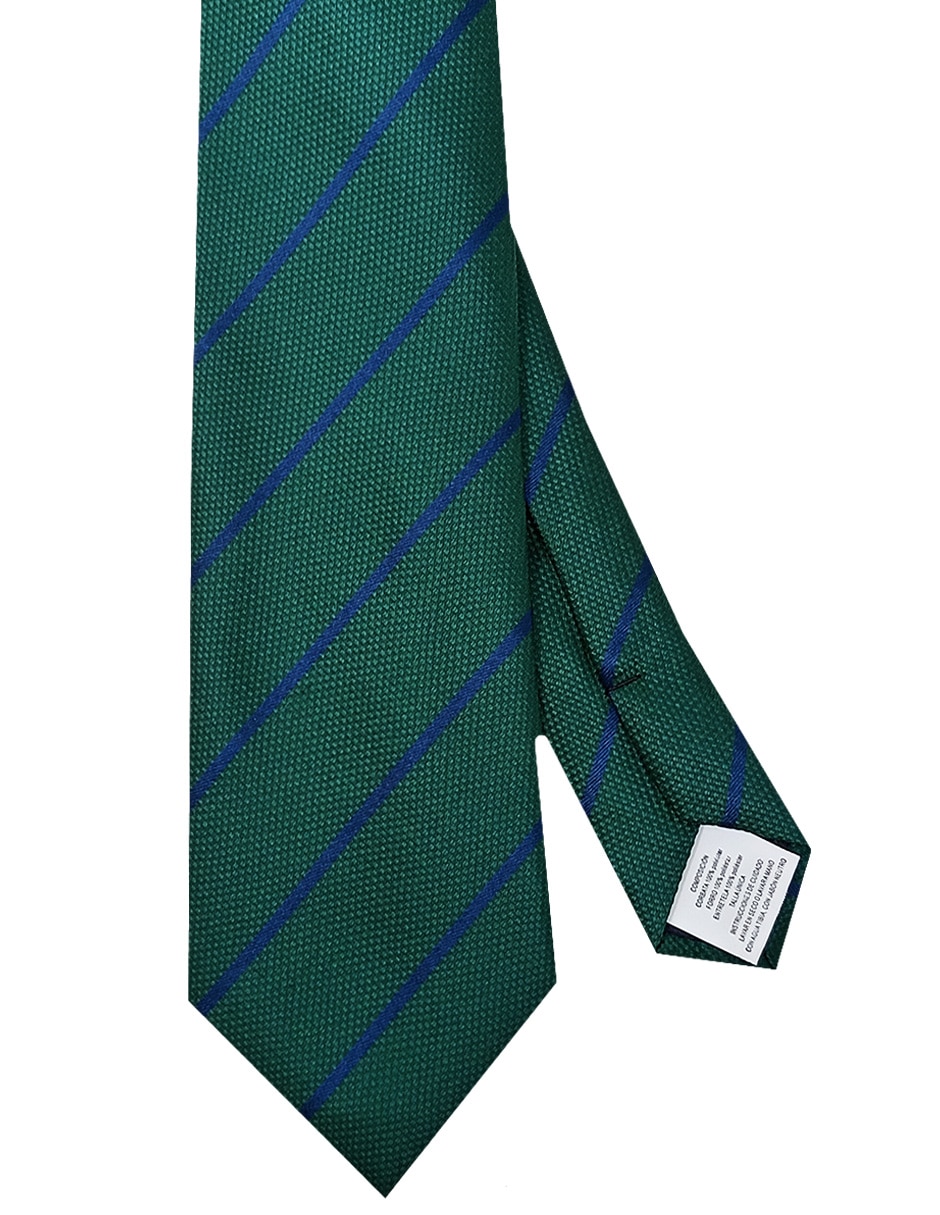 Corbata regular estampado a rayas para hombre