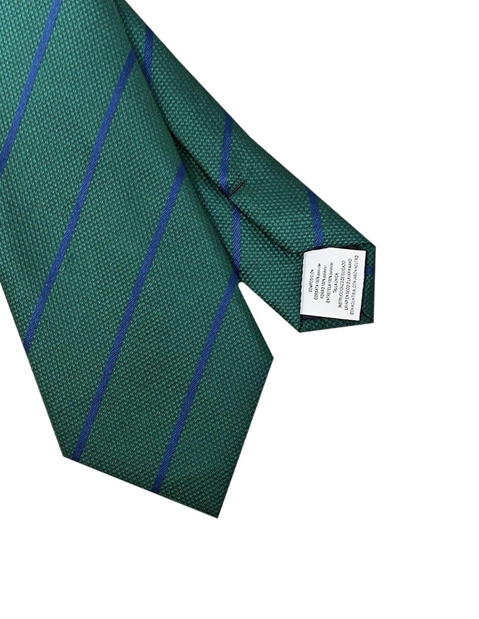 Corbata regular estampado a rayas para hombre 2