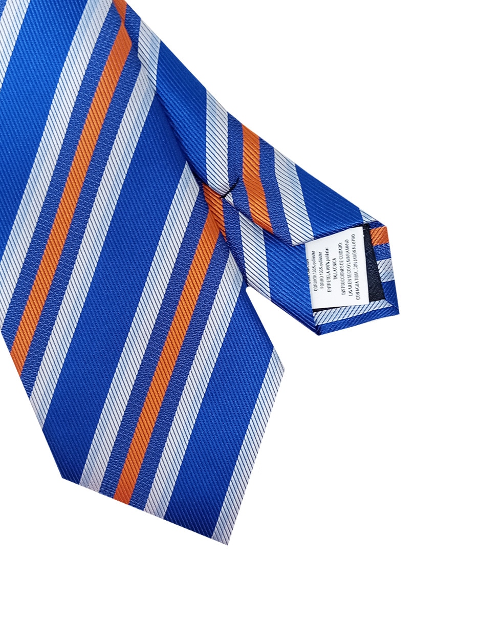 Corbata regular estampado a rayas para hombre 2
