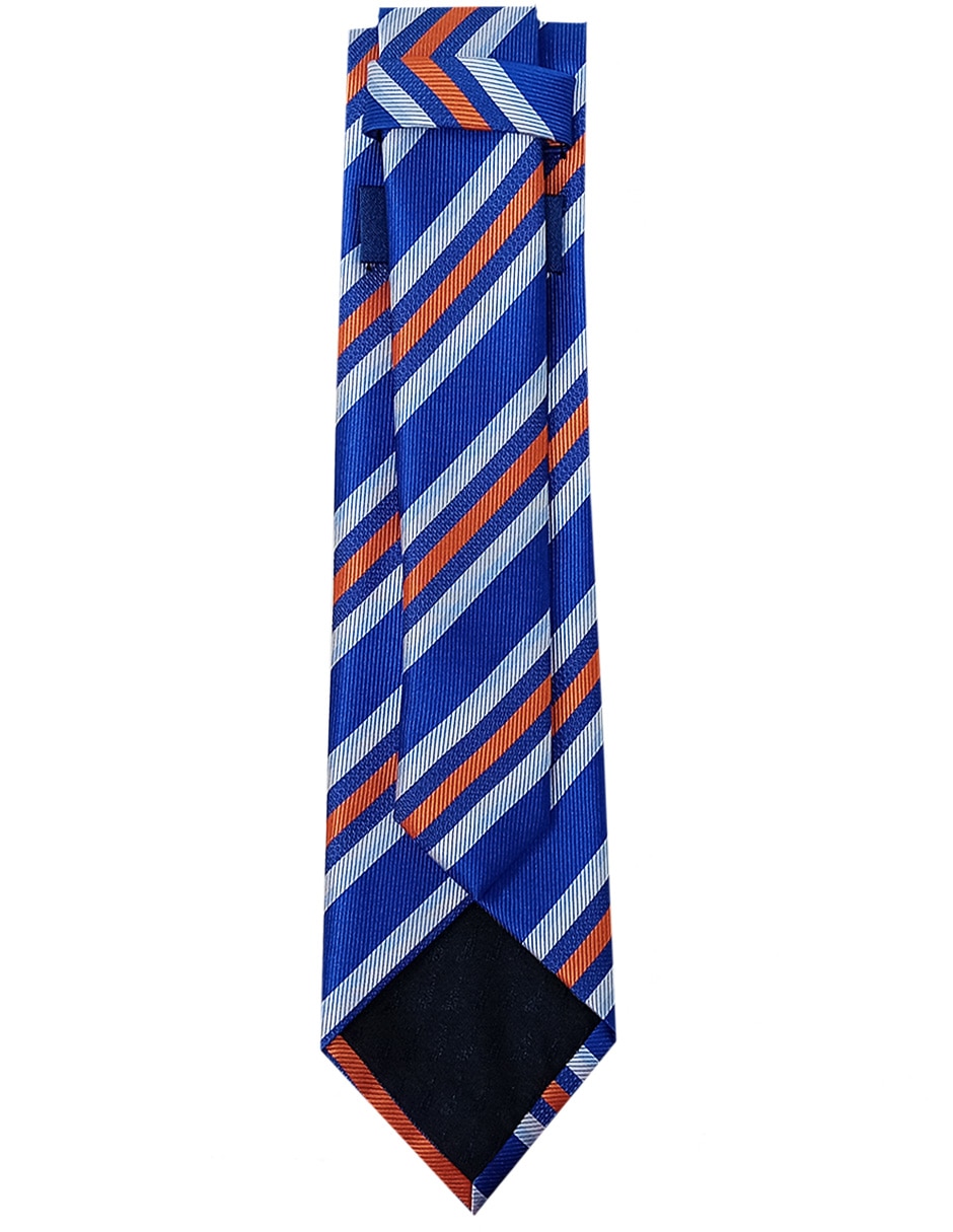 Corbata regular estampado a rayas para hombre 3