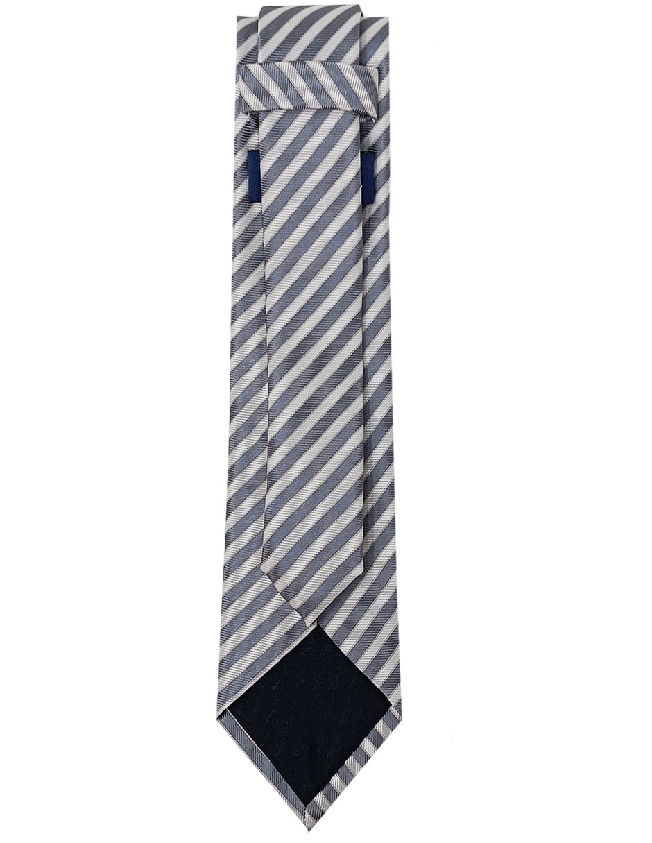 Corbata regular estampado a rayas para hombre 3