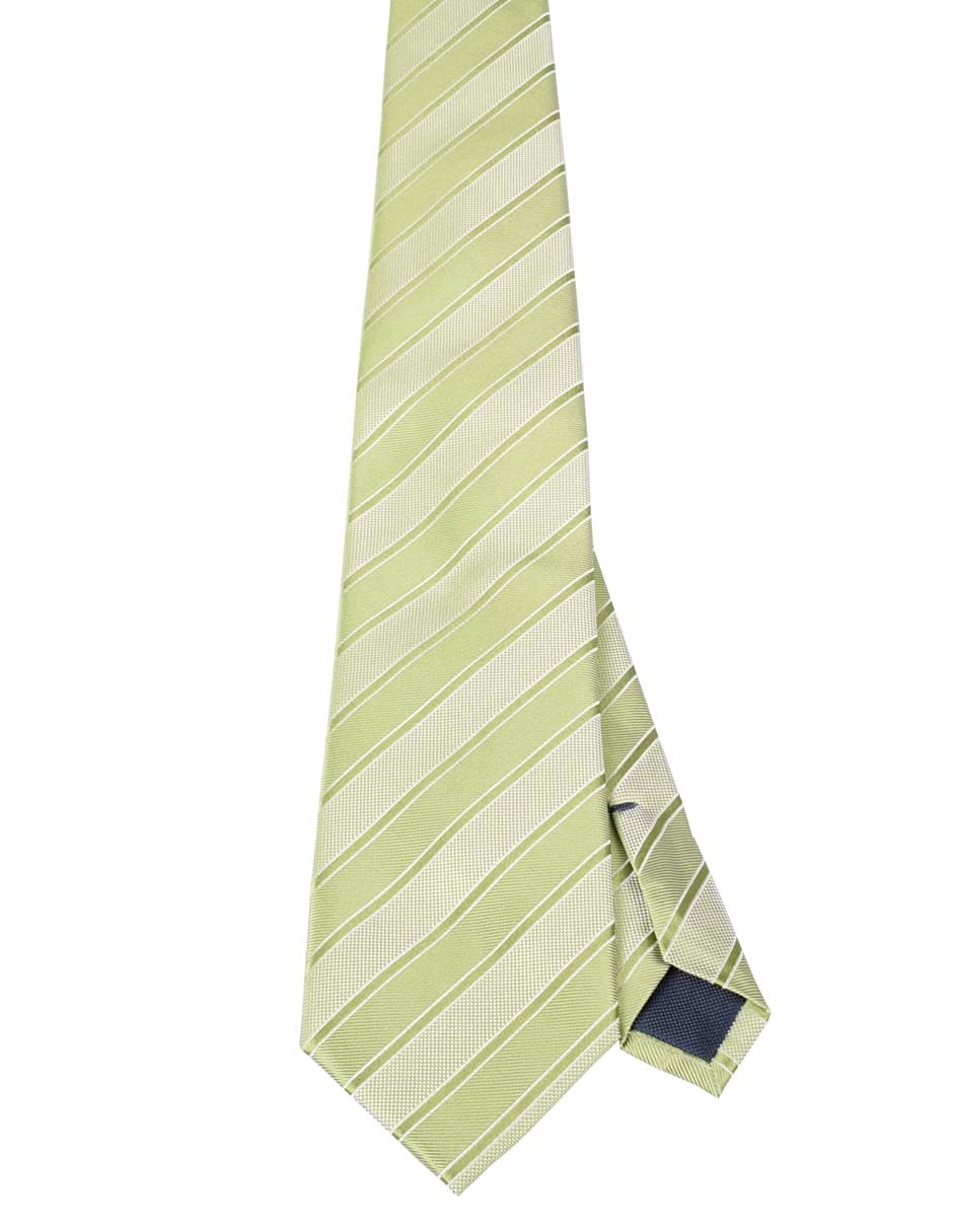 Corbata regular estampado a rayas para hombre