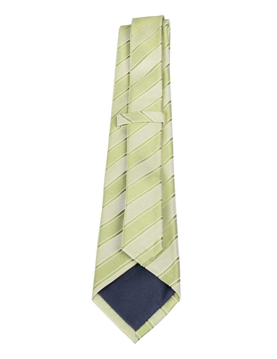 Corbata regular estampado a rayas para hombre 2