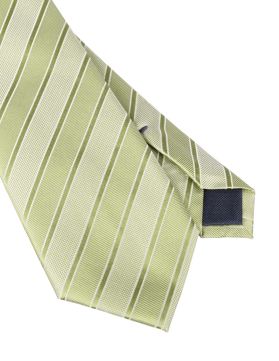 Corbata regular estampado a rayas para hombre 3