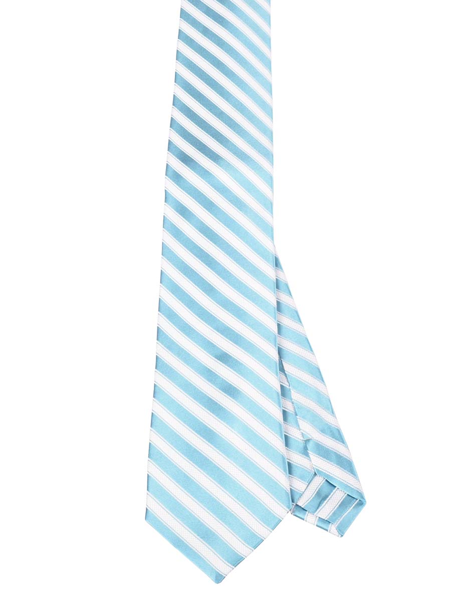 Corbata regular estampado a rayas para hombre
