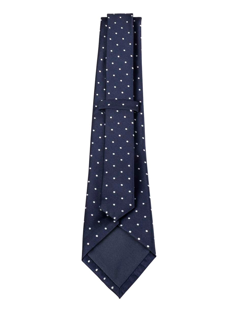 Corbata regular estampado lunares para hombre 2