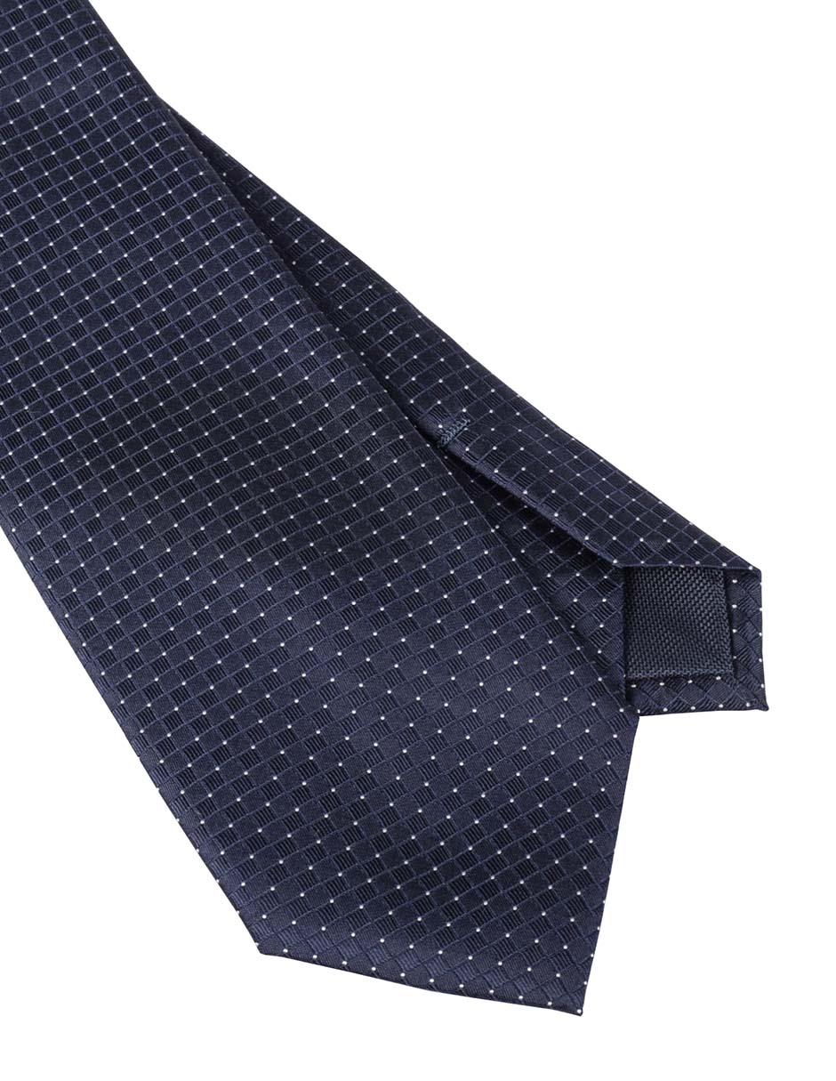 Corbata regular estampado a cuadros para hombre 3