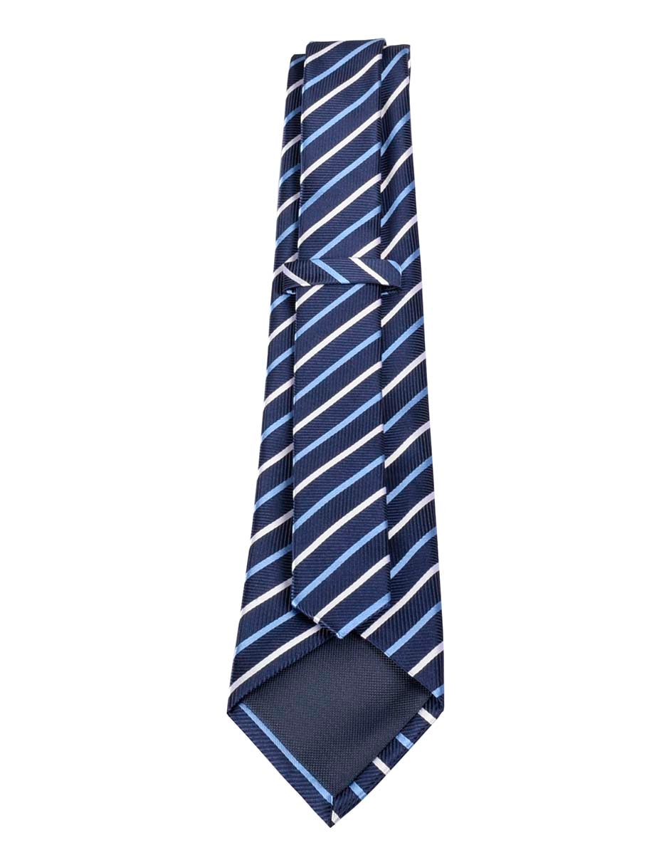 Corbata regular estampado a rayas para hombre 2
