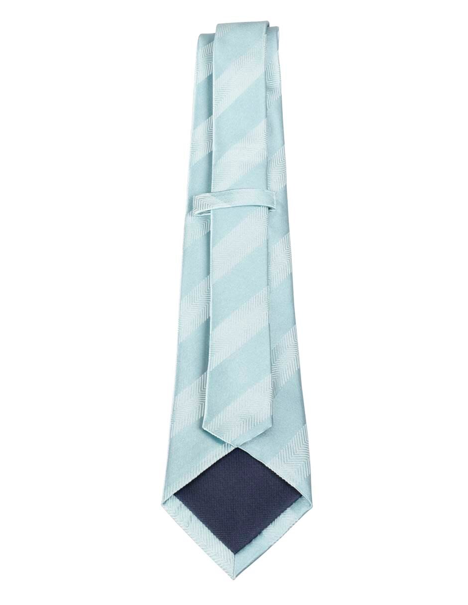 Corbata regular estampado a rayas para hombre 2