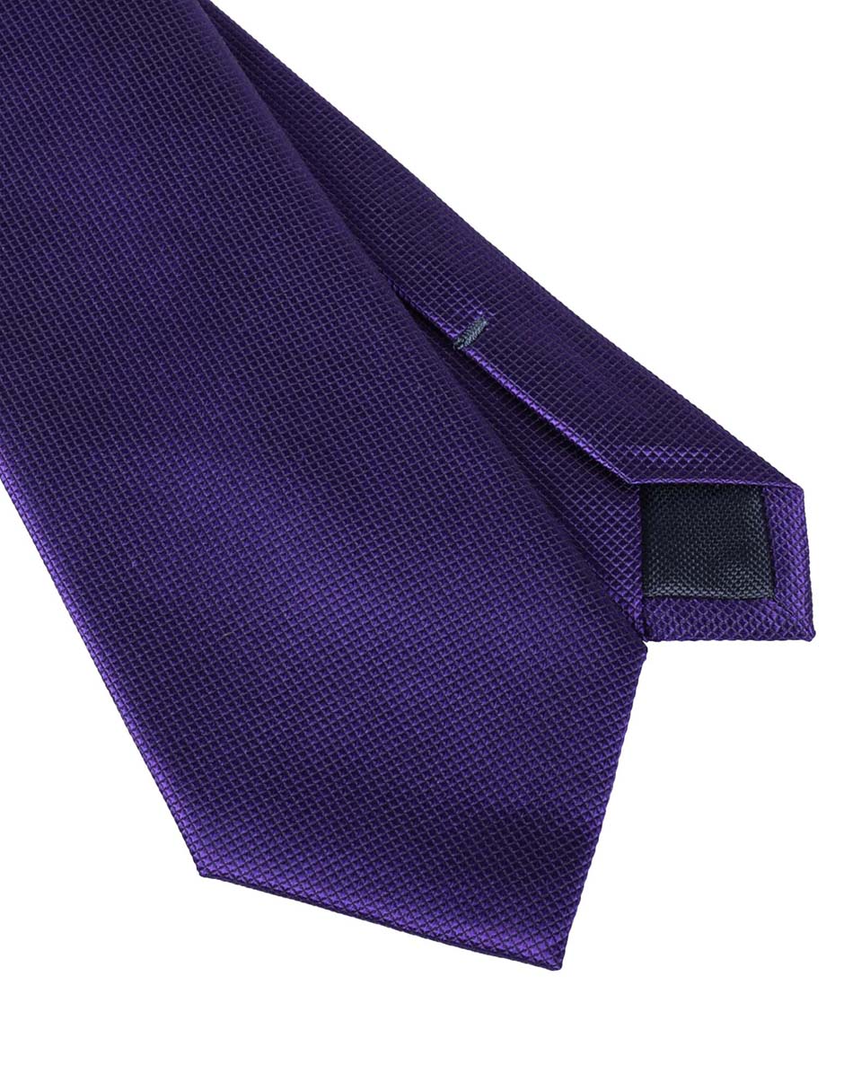 Corbata regular estampado a cuadros para hombre 3