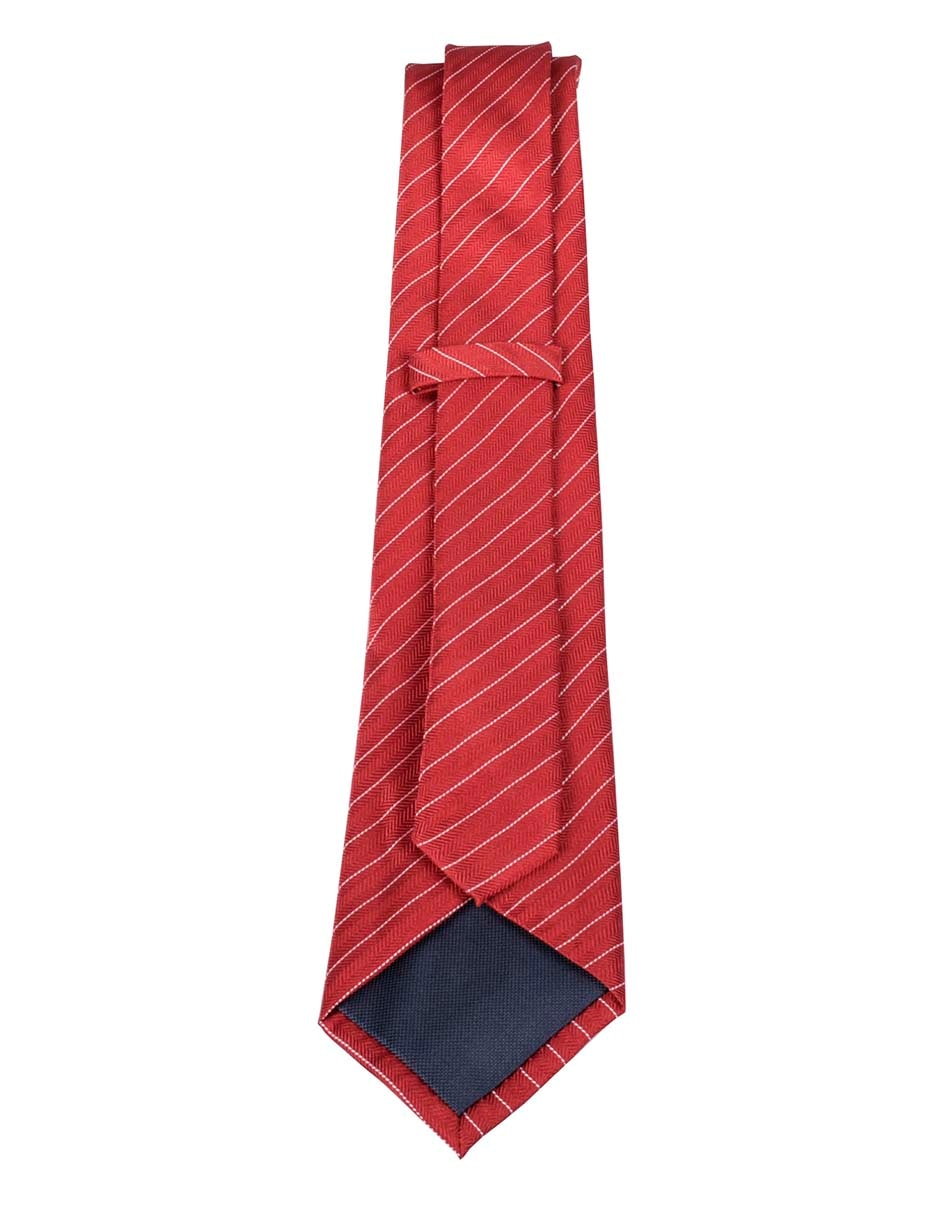Corbata regular estampado a rayas para hombre 2
