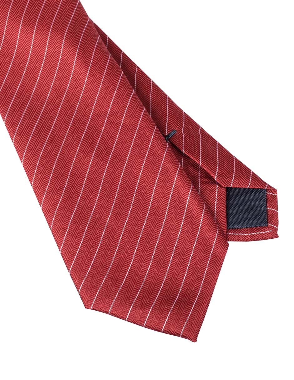 Corbata regular estampado a rayas para hombre 3
