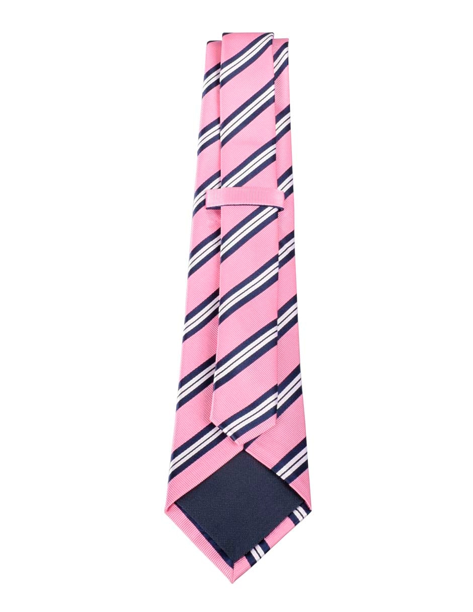 Corbata regular estampado a rayas para hombre 2