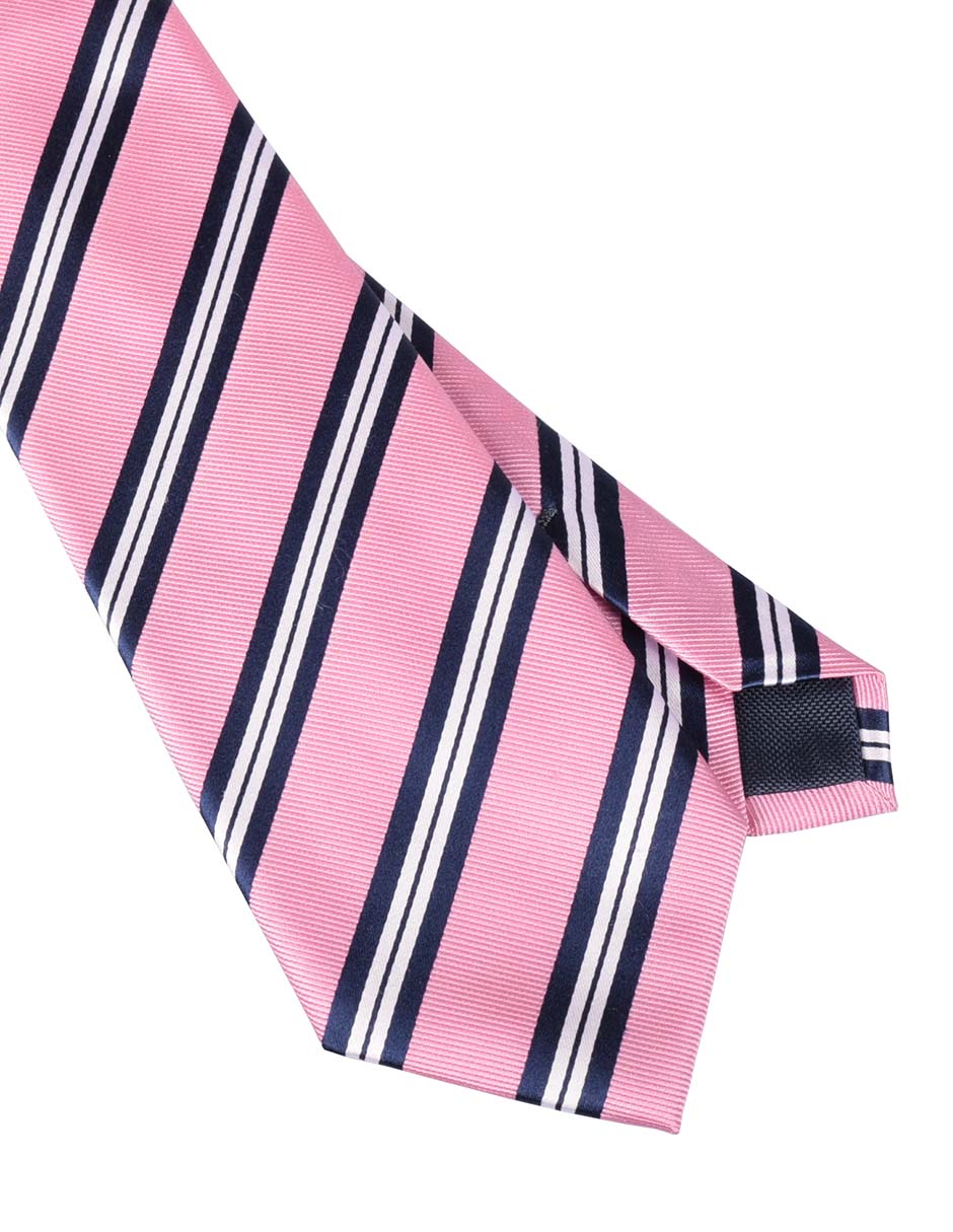 Corbata regular estampado a rayas para hombre 3
