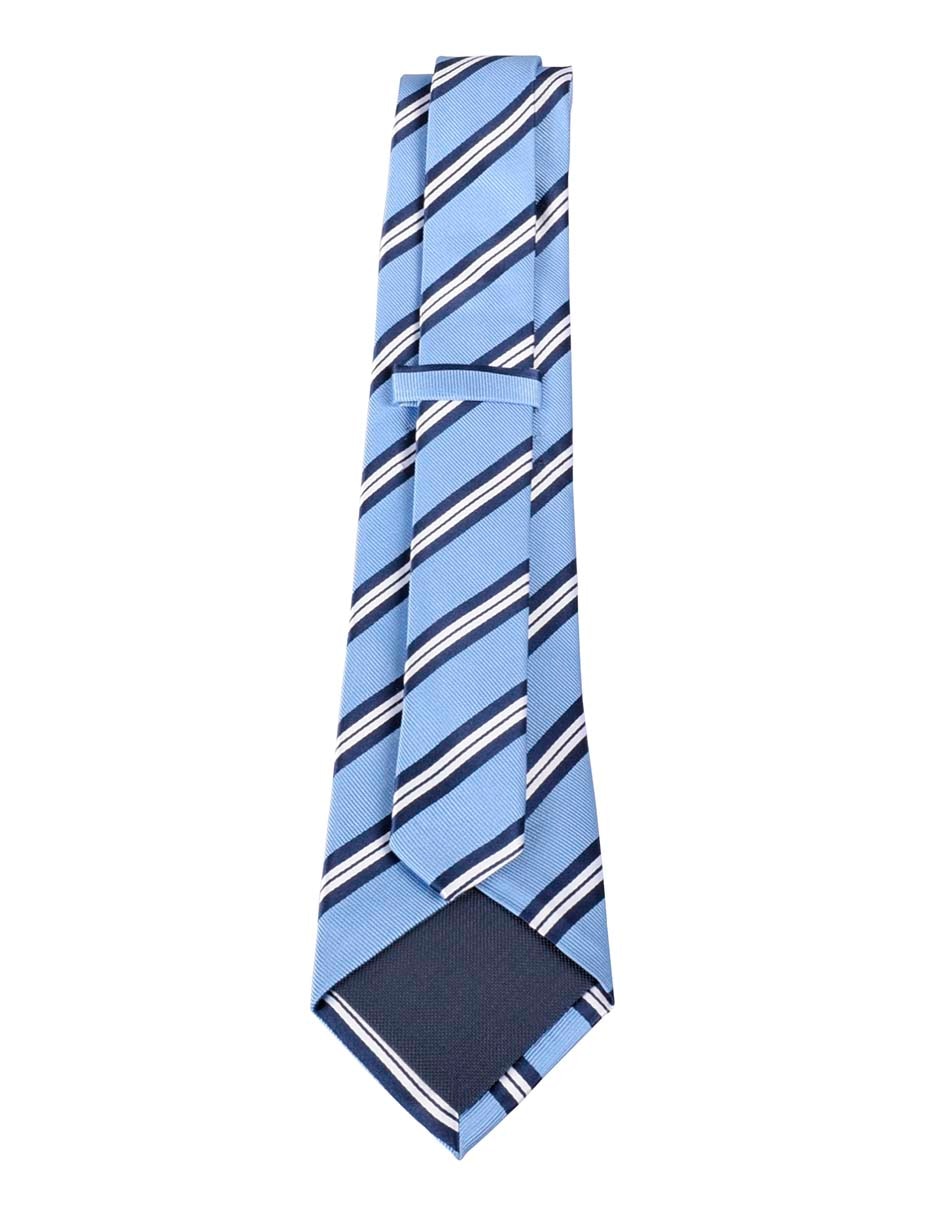 Corbata regular estampado a rayas para hombre 2