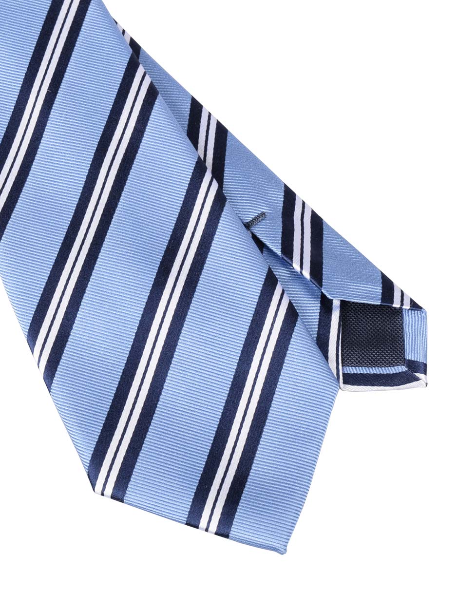 Corbata regular estampado a rayas para hombre 3