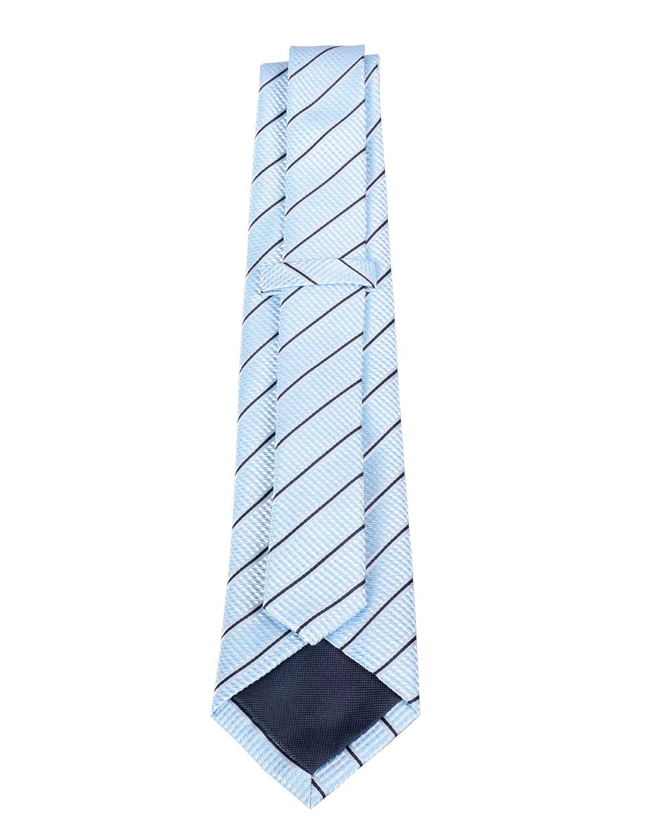 Corbata regular estampado a rayas para hombre 2