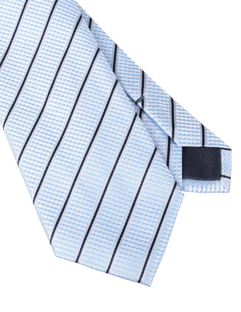 Corbata regular estampado a rayas para hombre 3