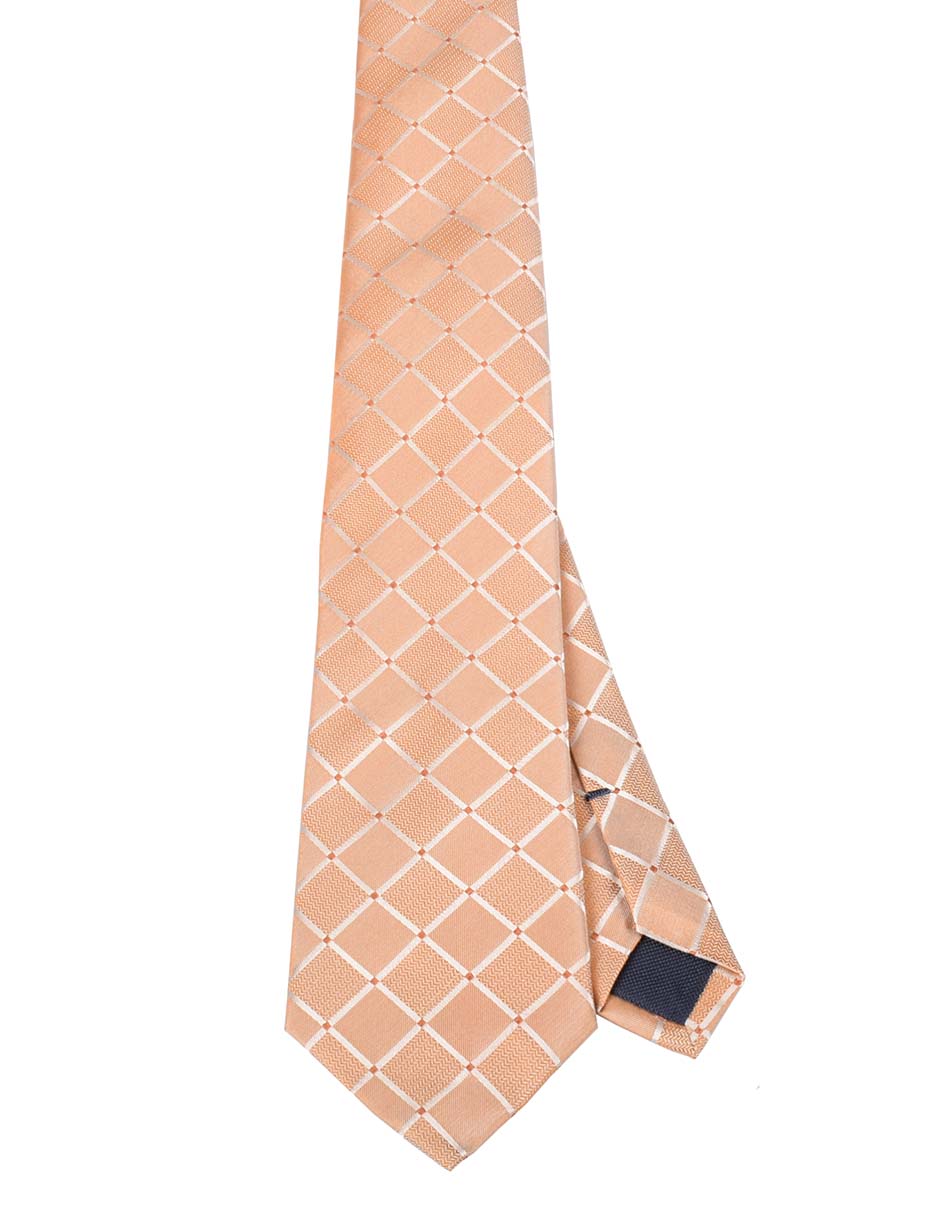 Corbata regular estampado a cuadros para hombre