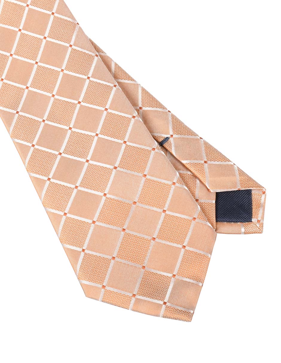 Corbata regular estampado a cuadros para hombre 3