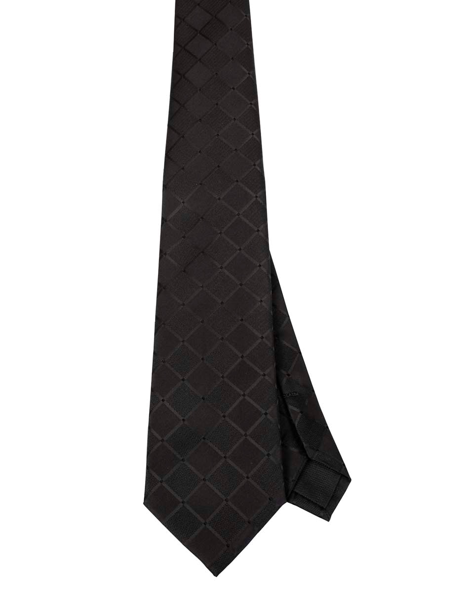 Corbata regular estampado a cuadros para hombre
