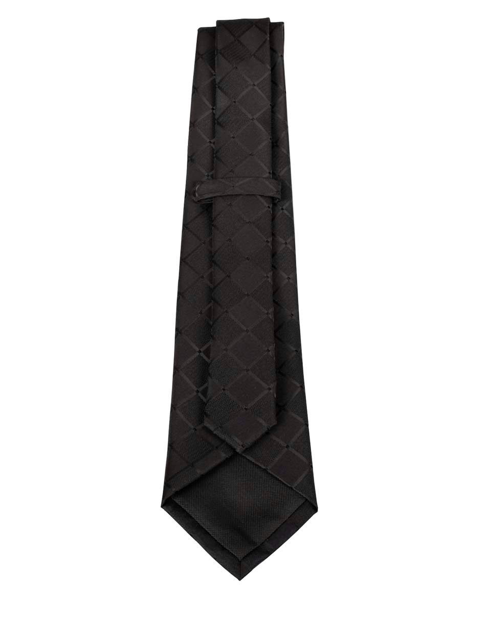 Corbata regular estampado a cuadros para hombre 2