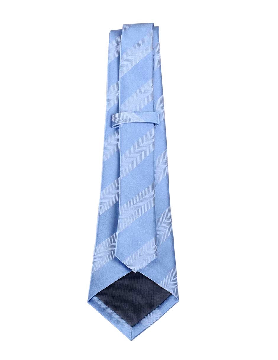 Corbata regular estampado a rayas para hombre 2