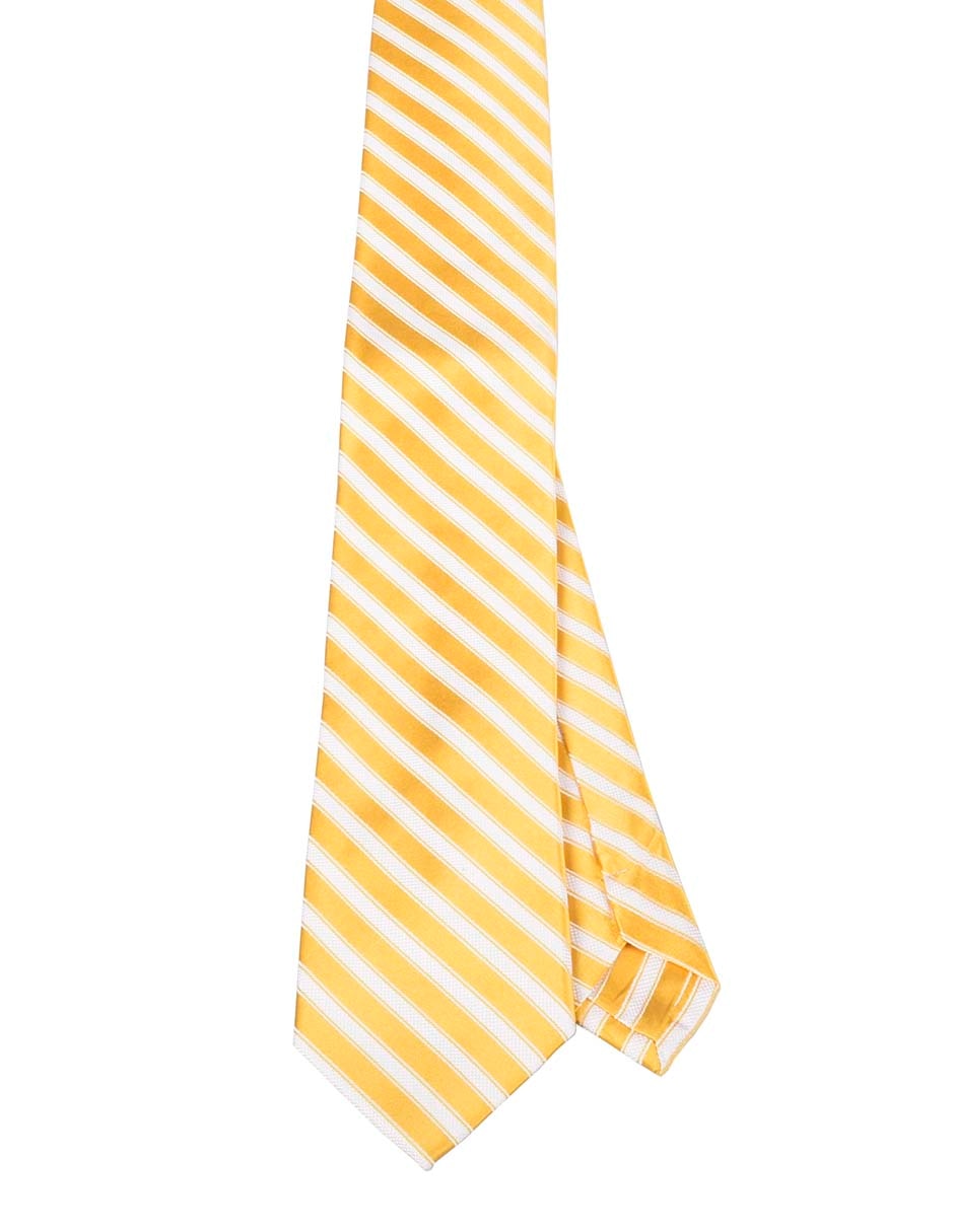 Corbata regular estampado a rayas para hombre