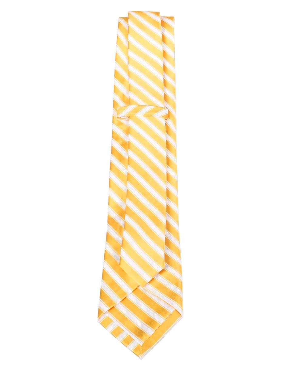 Corbata regular estampado a rayas para hombre 2