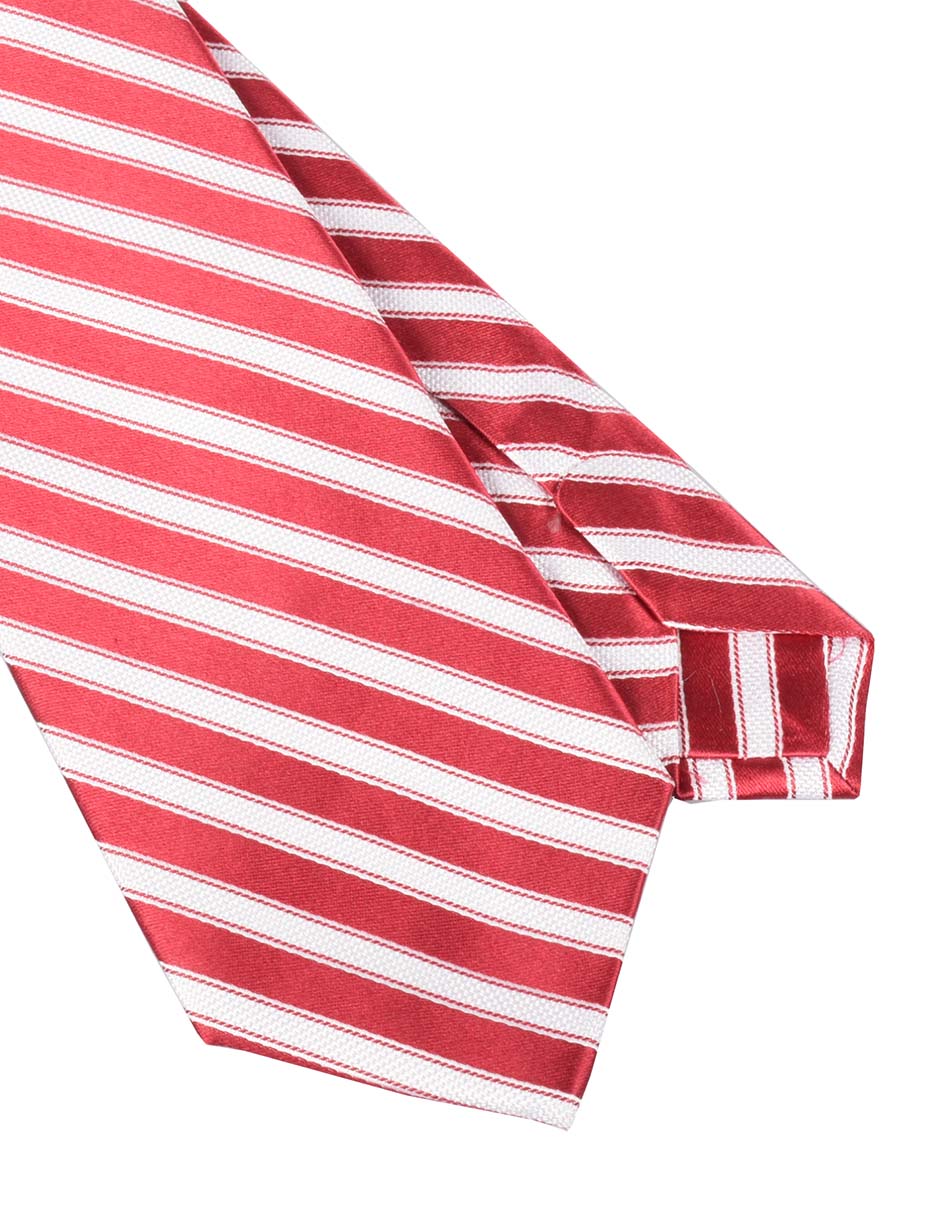 Corbata regular estampado a rayas para hombre 3