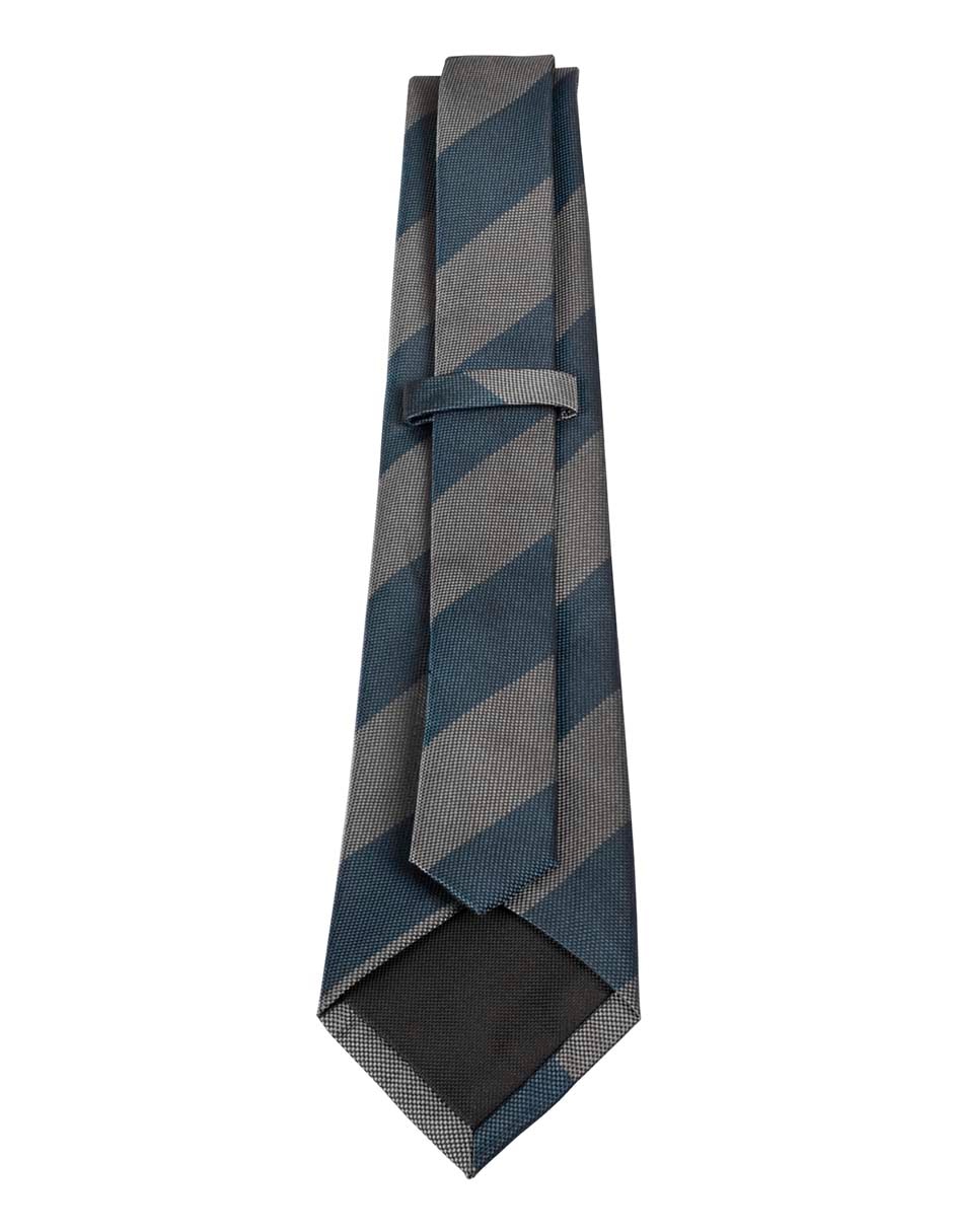 Corbata regular estampado a rayas para hombre 2